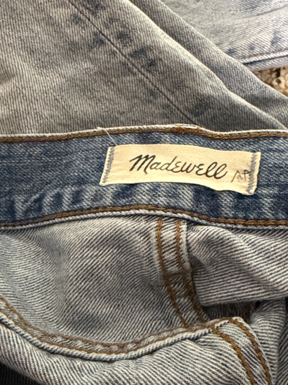 Madewell sz 28 THE PERFECT VINTAGE JEAN high rise Light Wash Blue Denim Pants - Picture 7 of 16